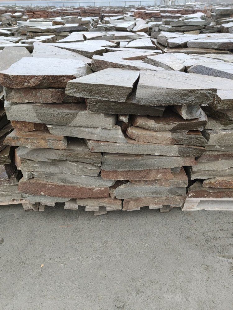 Плитняк песчаник серо-зелёный для мощения 60-65 мм купить в Армавире