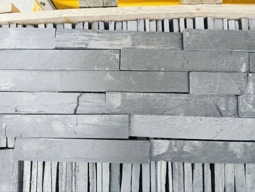 Плитка чёрная из натурального камня фасадная 30 см * 5 см, толщина 7 мм -30 мм купить в Армавире