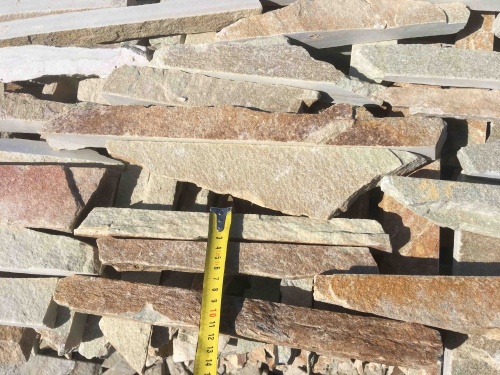 Горбушка златолит золотистый для облицовки купить в Армавире