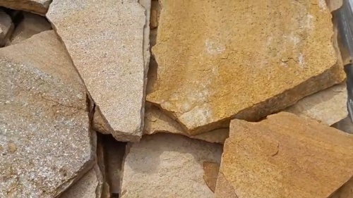 Плитняк златолит жёлтый для цоколя купить в Армавире