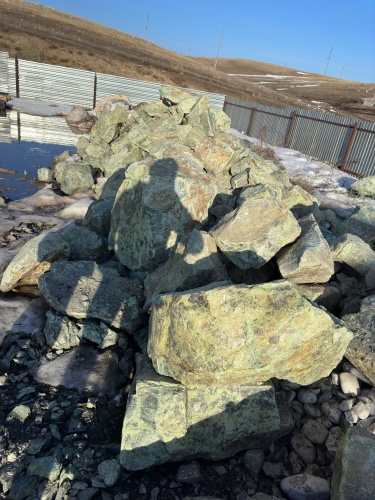 Камни для ландшафтного дизайна зелёные 10-60 килограмм купить в Армавире