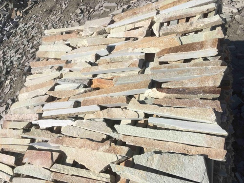 Горбушка златолит золотистый для облицовки купить в Армавире