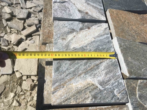 Плитка пилёная златолит Уральский для цоколя, отмостки купить в Армавире